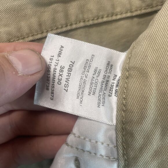 Wrangler Cargo Khaki Pants 70BRWS7 38x 30 - Picture 6 of 11